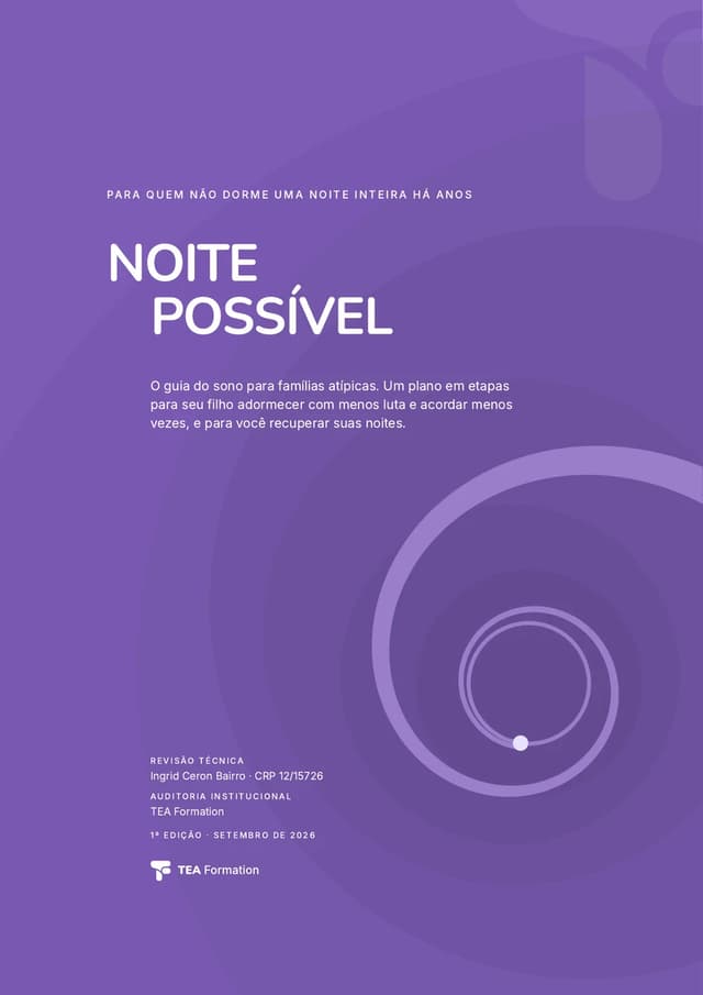 Portada del e-book Noite Possível, disponible en portugués de Brasil.
